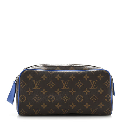Louis Vuitton Monogram Macassar Dopp Kit Toilet Pouch Indigo Blue 1 of 7