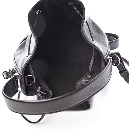 Givenchy Calfskin Small Lucrezia Drawstring Bucket Bag Black 6 of 13