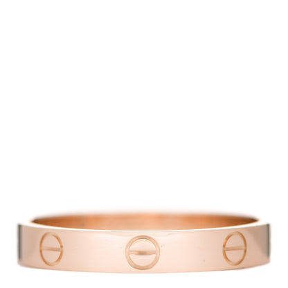 Cartier 18K Pink Gold 3.5mm LOVE Wedding Band Ring 62 10 1 of 4
