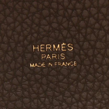 Hermes Taurillon Clemence Picotin Lock 18 PM Etoupe 6 of 11