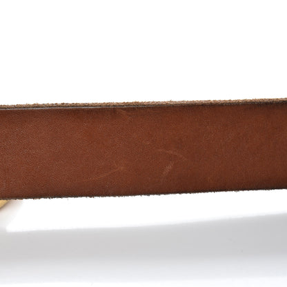Gucci Faded Calfskin Double G 40mm Belt 85 34 Cuir 7 of 11