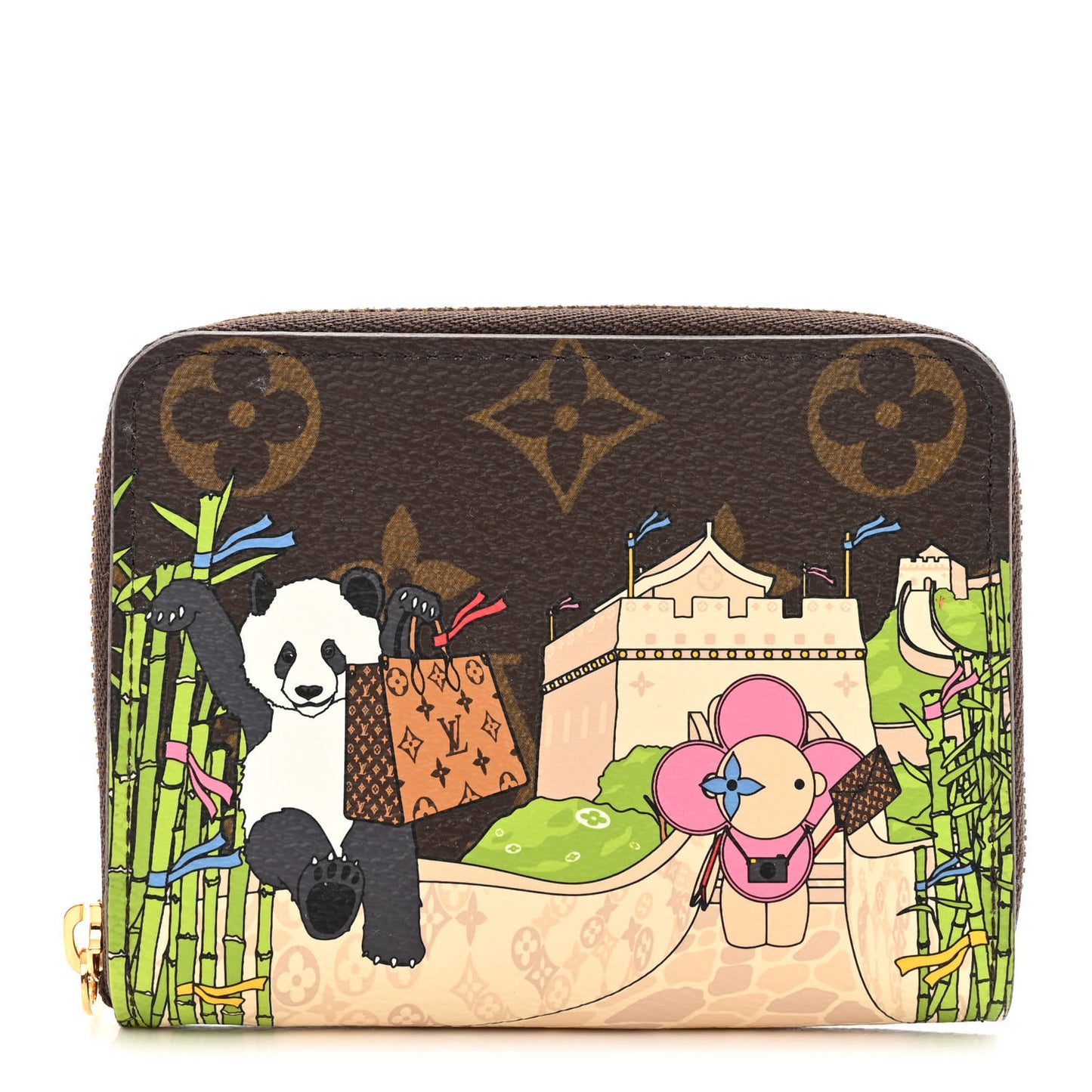 Monogram 2021 Christmas China Animation Zippy Coin Purse Myosotis Blue