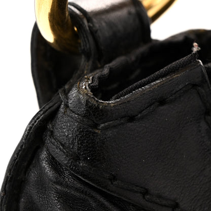 Gucci Calfskin Medium Jockey Hobo Black 11 of 15