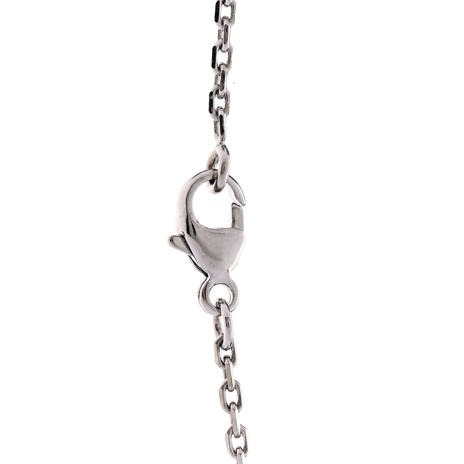 Hermes Lacquered Palladium Mini Pop H Pendant Necklace Black 7 of 8