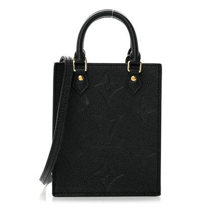Louis Vuitton Empreinte Monogram Giant Petit Sac Plat Black 1 of 11