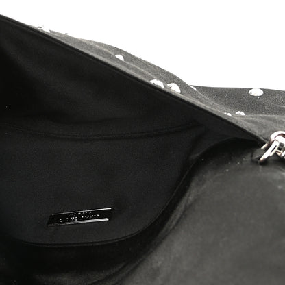 Jimmy Choo Satin Crystal Embellished Titania Clutch Black 7 of 8