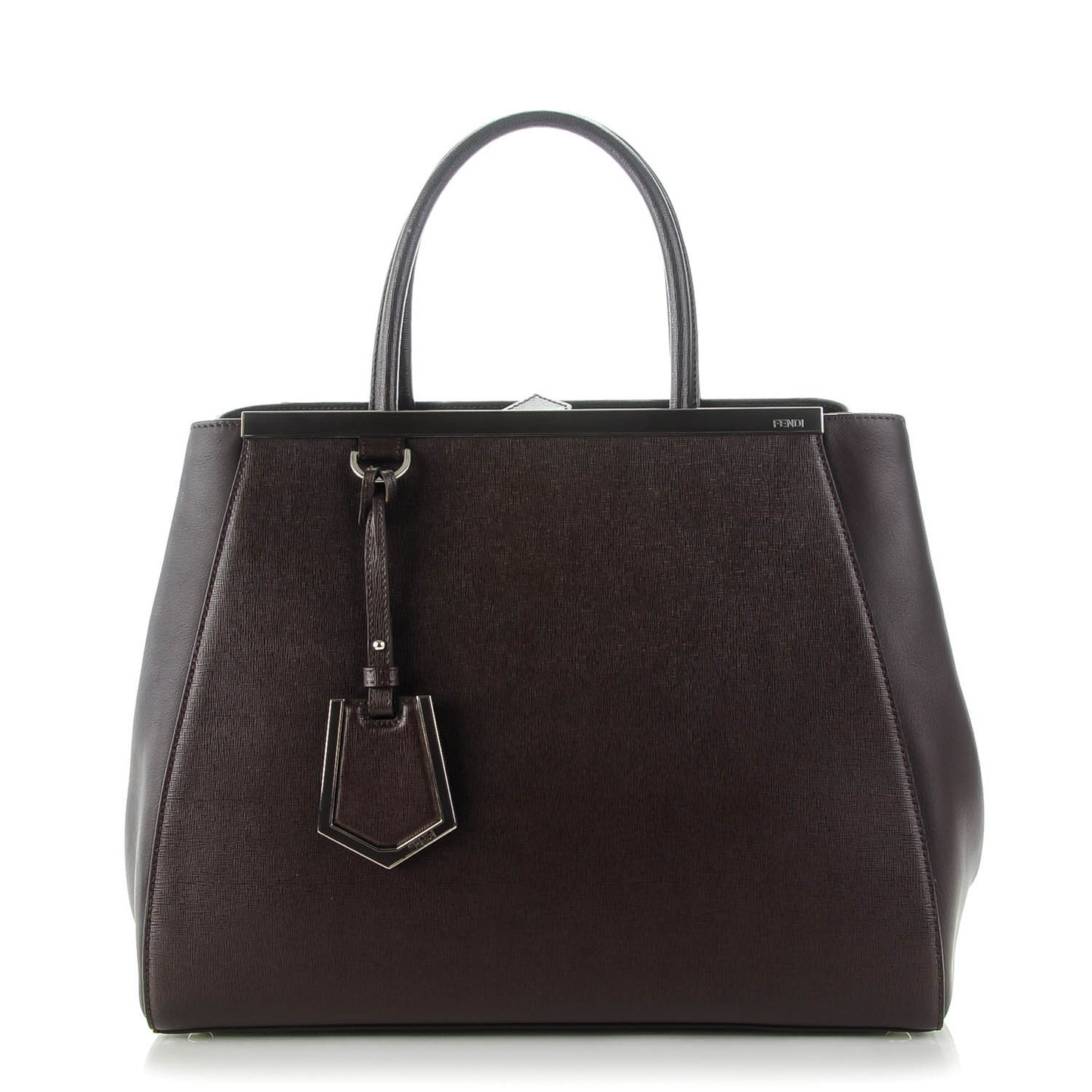 Vitello Elite Regular 2Jours Tote Caffe Noir
