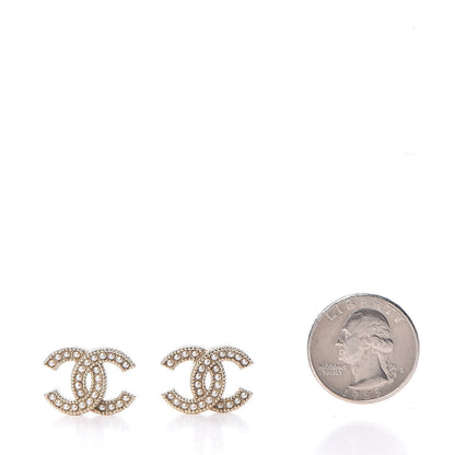 Chanel Pearl CC Earrings Gold 2 of 4