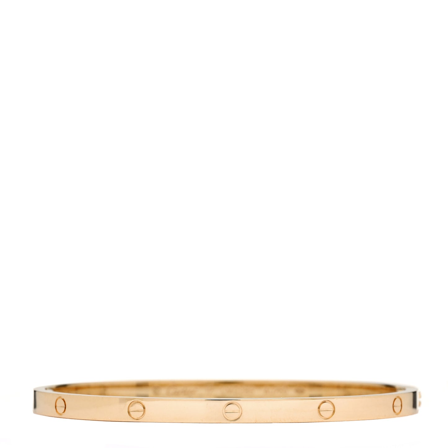 18K Yellow Gold Small LOVE Bracelet 17