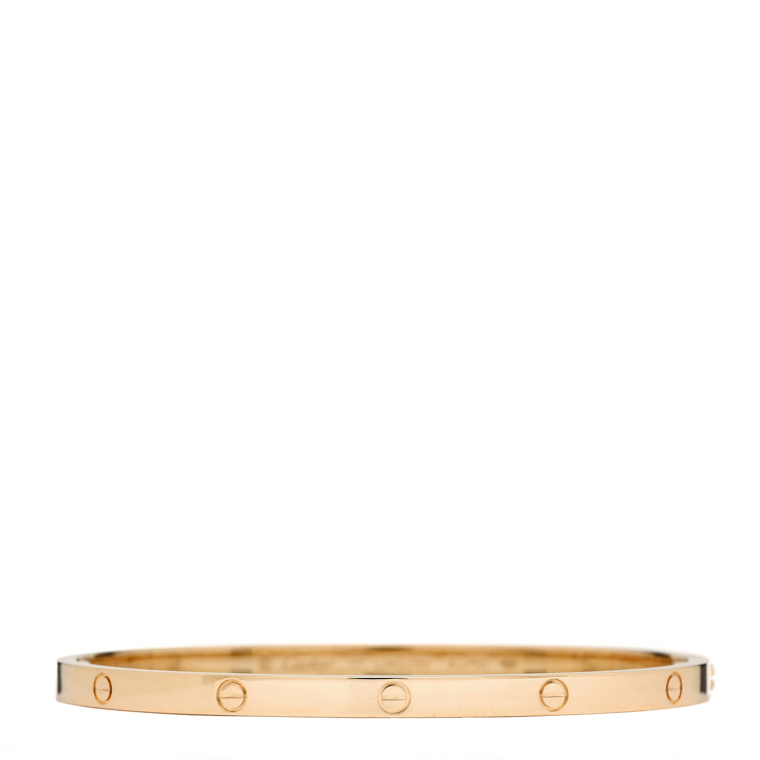 Cartier 18K Yellow Gold Small LOVE Bracelet 17 1 of 9