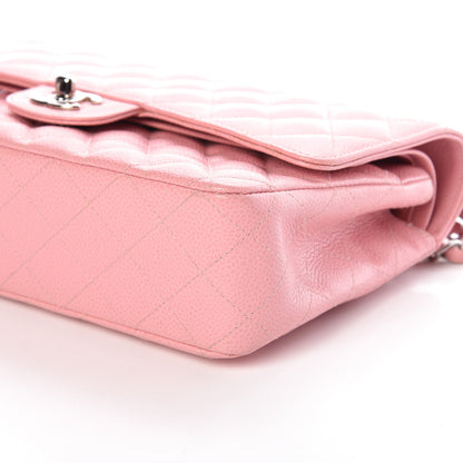 Chanel Caviar Quilted Medium Double Flap Pink 9 of 10