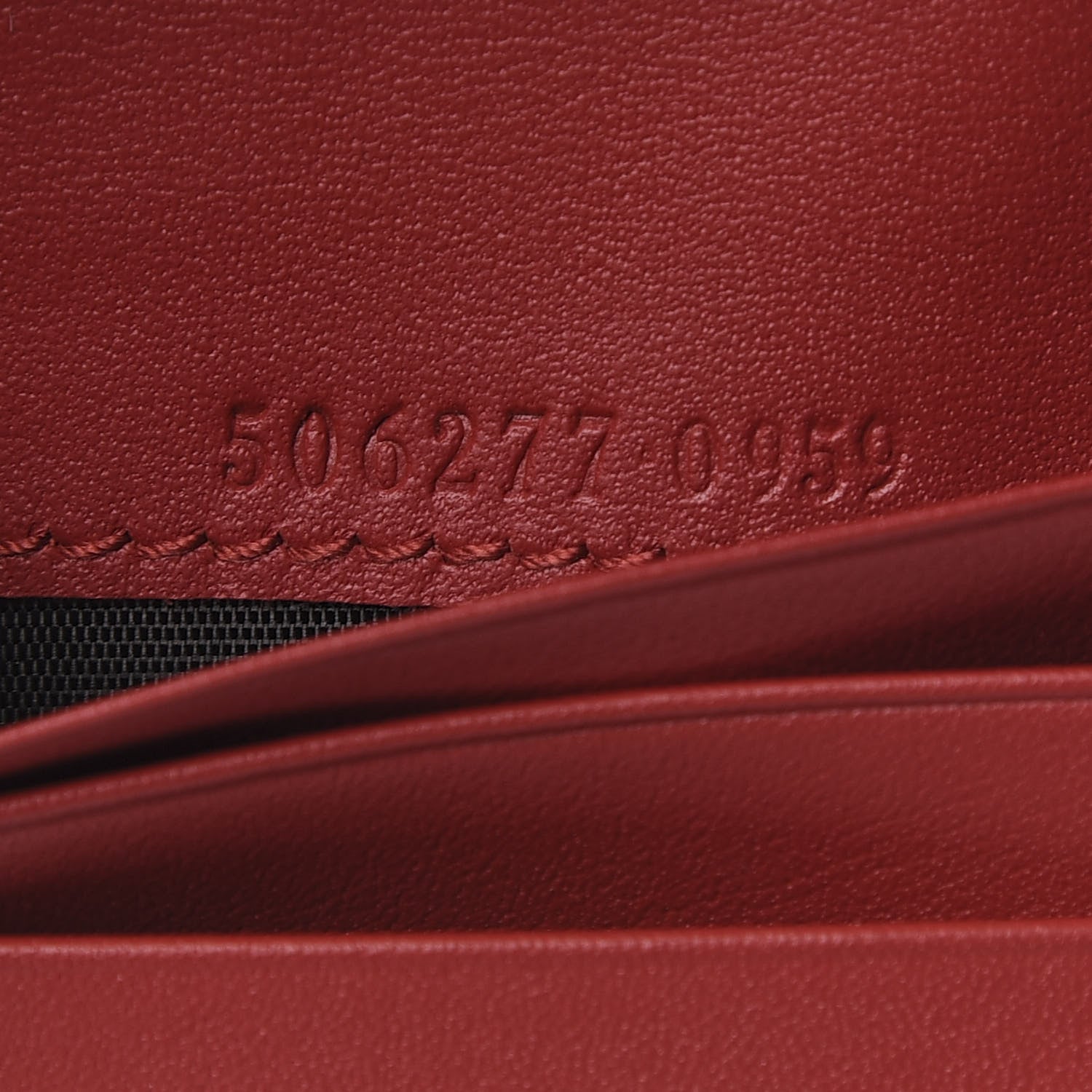 Gucci GG Supreme Monogram Bosco Patch Card Case Wallet Beige Malva Hibiscus Red 7 of 8