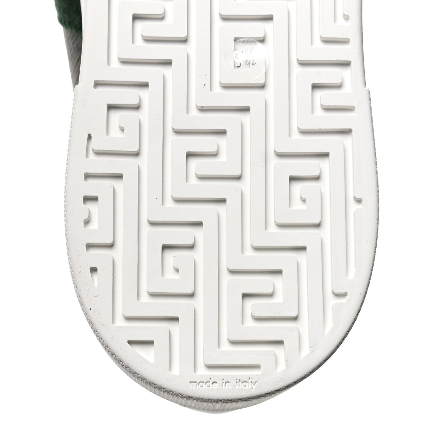 GG Supreme Monogram Web Mens New Ace Sneakers 9.5 Green