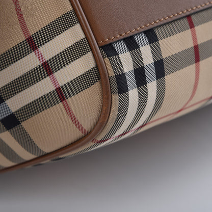 Burberry Horseferry Check Diaper Bag Tote Tan 10 of 12