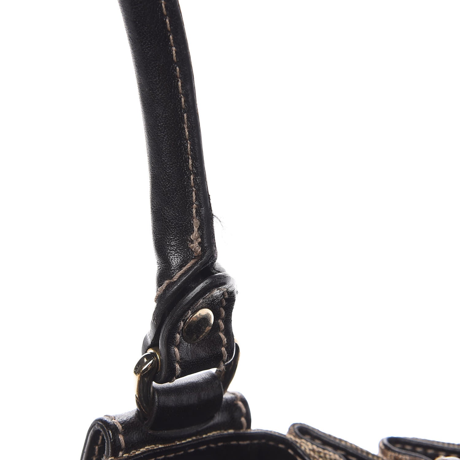 Gucci Monogram Studded Pelham Tote Dark Brown 14 of 15