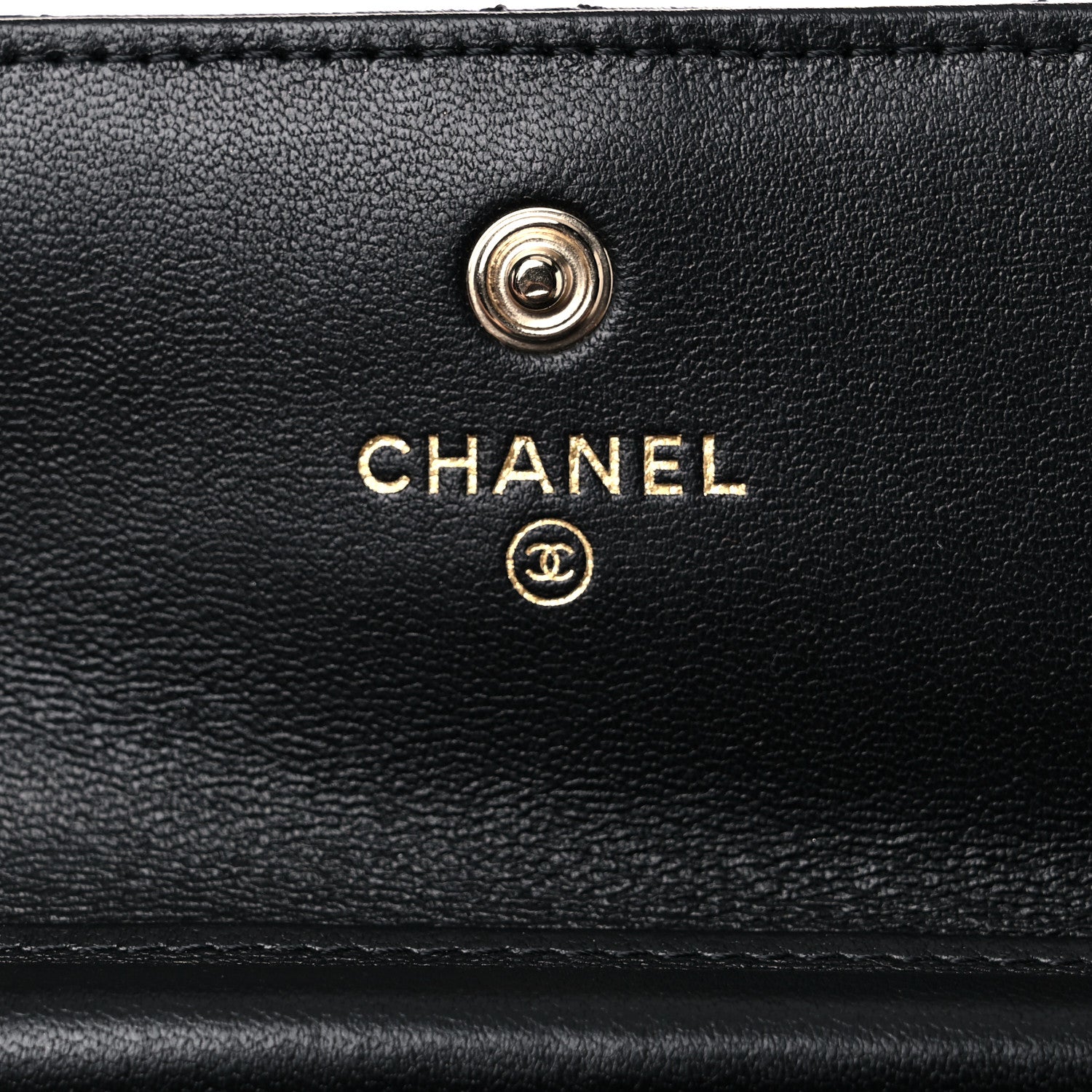 Chanel Lambskin Quilted Pearl Crown Clutch With Chain Black 6 of 13