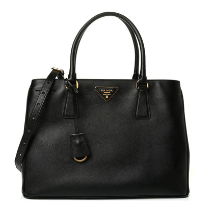 Prada Saffiano Lux Medium Tote Black 1 of 7