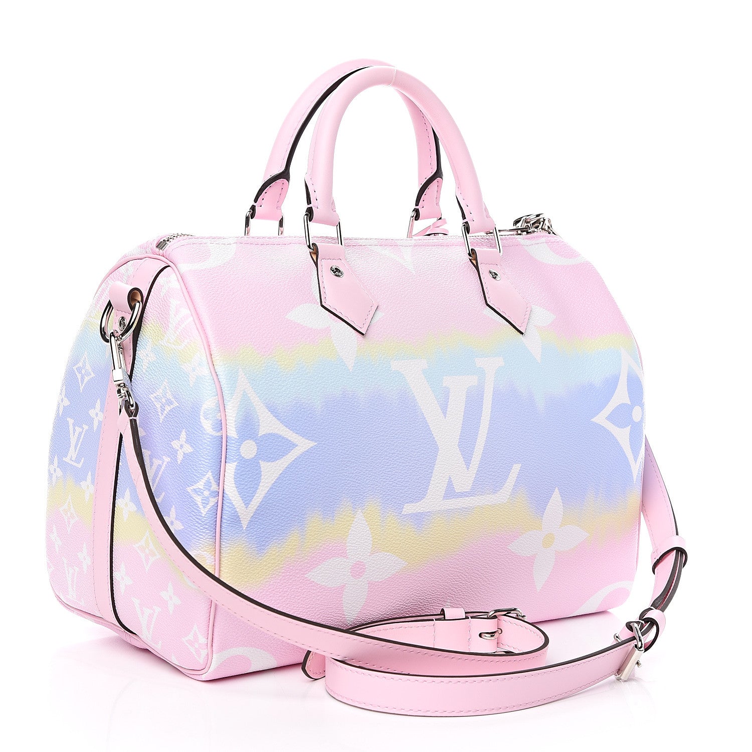 Louis Vuitton Monogram Escale Speedy Bandouliere 30 Pastel 2 of 9