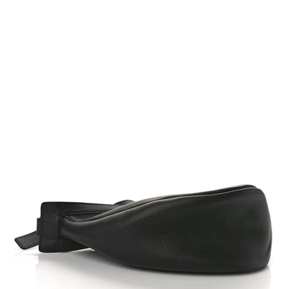 The Row Grained Calfskin Small Slouchy Banana Bag Black 4 of 7