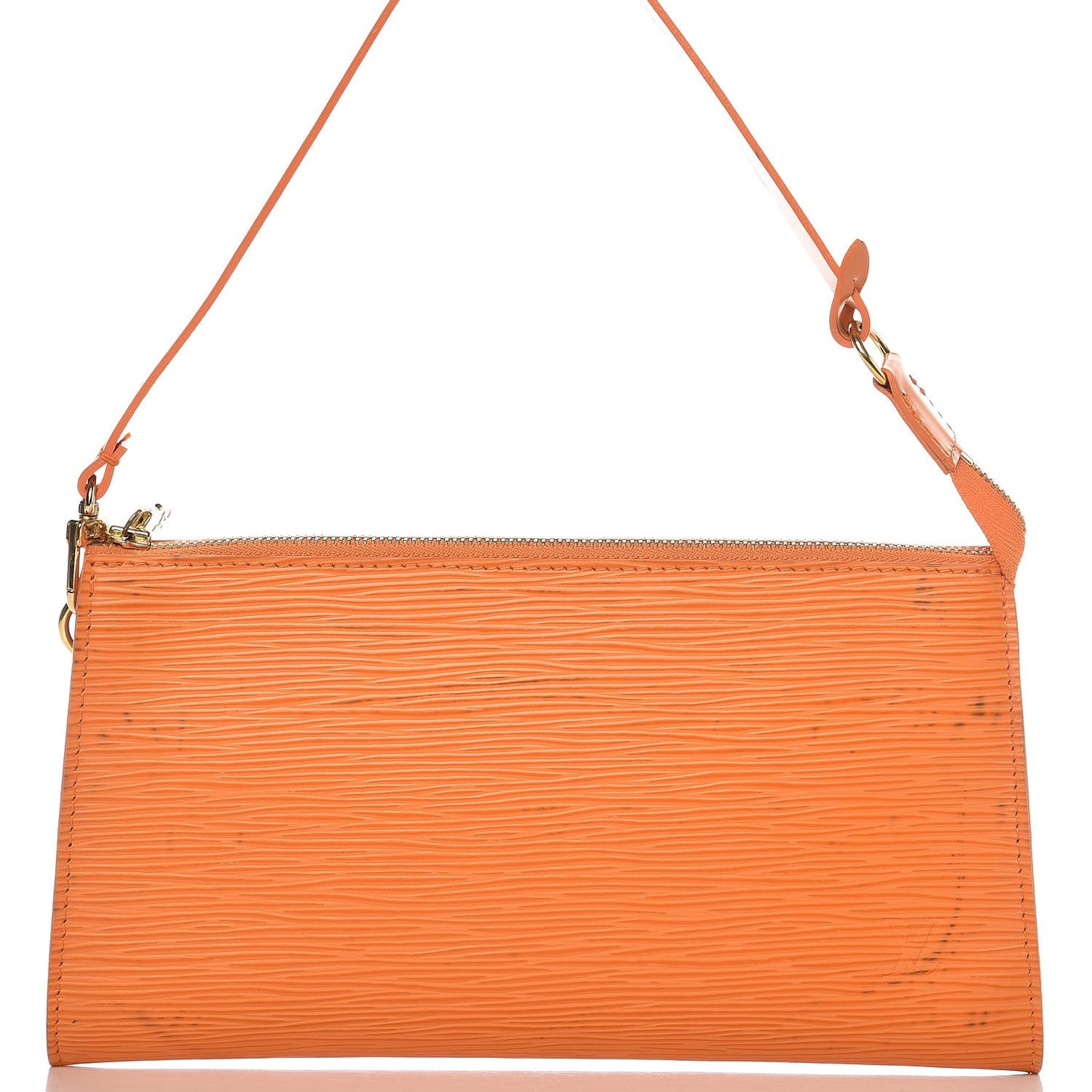Epi Pochette Accessories 24 Mandarin