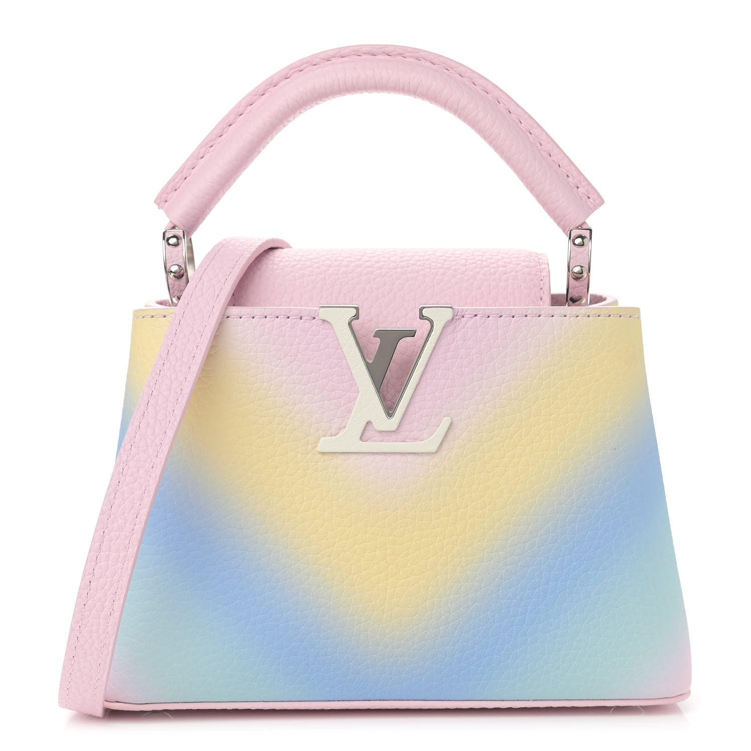Louis Vuitton Taurillon Mini Degrade Rainbow V Capucines 1 of 11