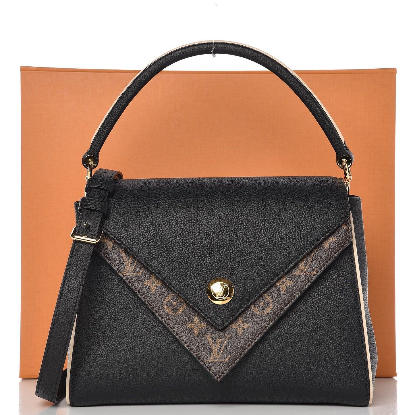 Monogram Double V Black
