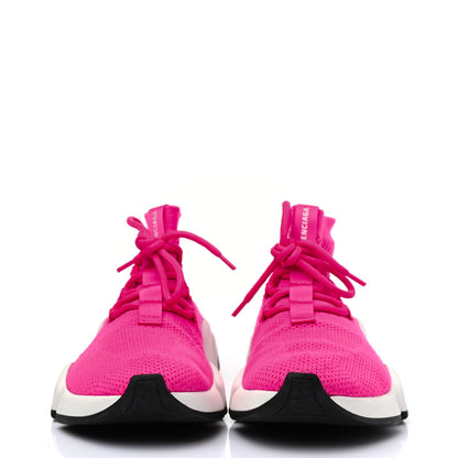Balenciaga Knit Womens Speed Lace Up Sneakers 36 Rose Fluo 2 of 6
