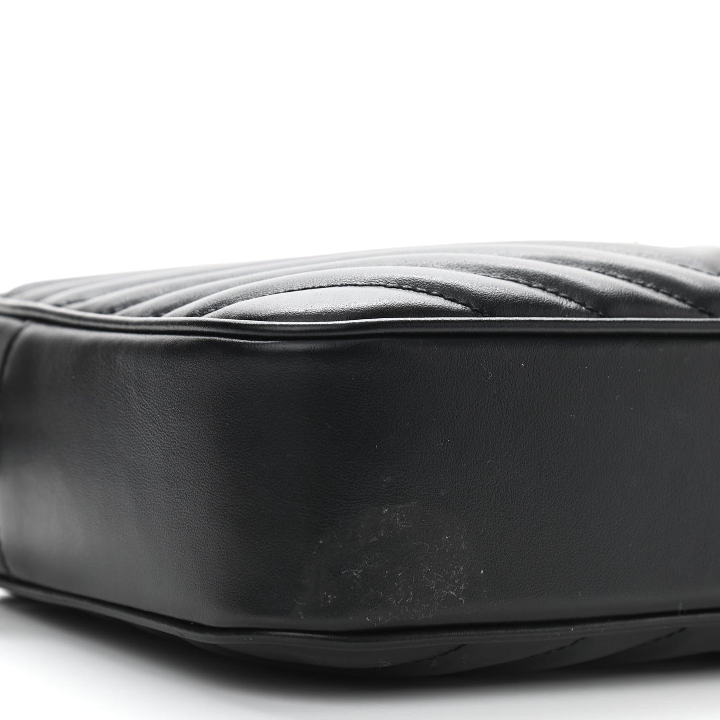 Calfskin Matelasse Monogram Lou Camera Bag Black