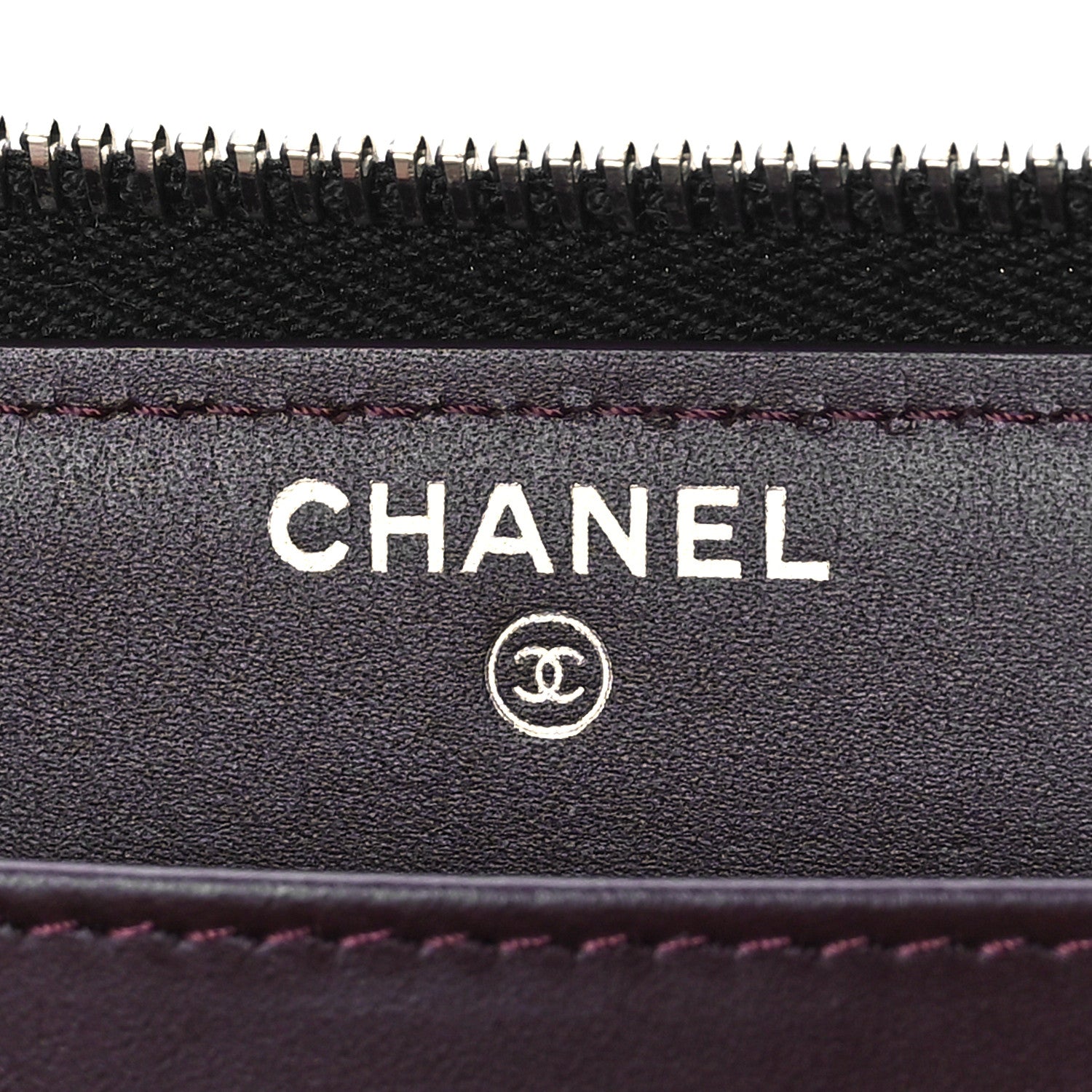 Chanel Caviar Quilted Large Gusset Zip Around Wallet Black 6 of 10