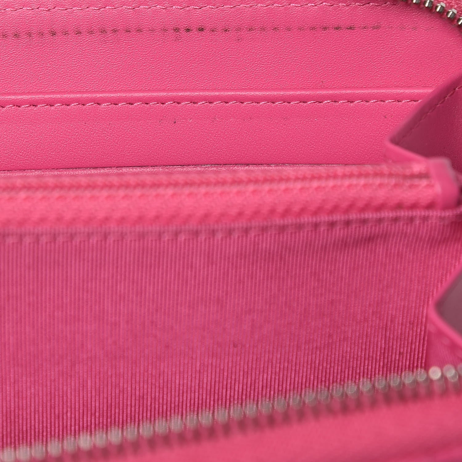 Chanel Caviar Quilted Large Gusset Zip Around Wallet Pink 13 of 16