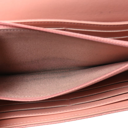 Chanel Caviar Quilted Large Filigree Gusset Flap Wallet Pink 5 of 12