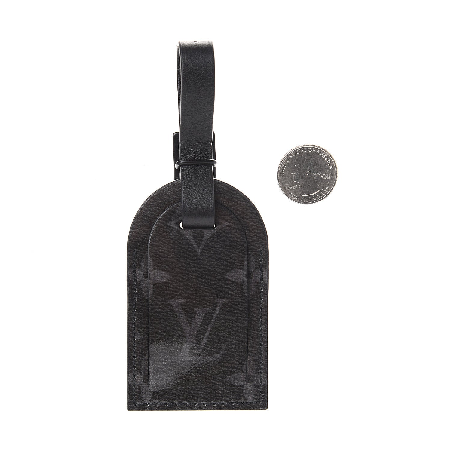 Louis Vuitton Monogram Eclipse Glaze Luggage Tag 2 of 2