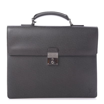 Louis Vuitton Taiga Neo Robusto 2 Compartment Briefcase Black 1 of 8