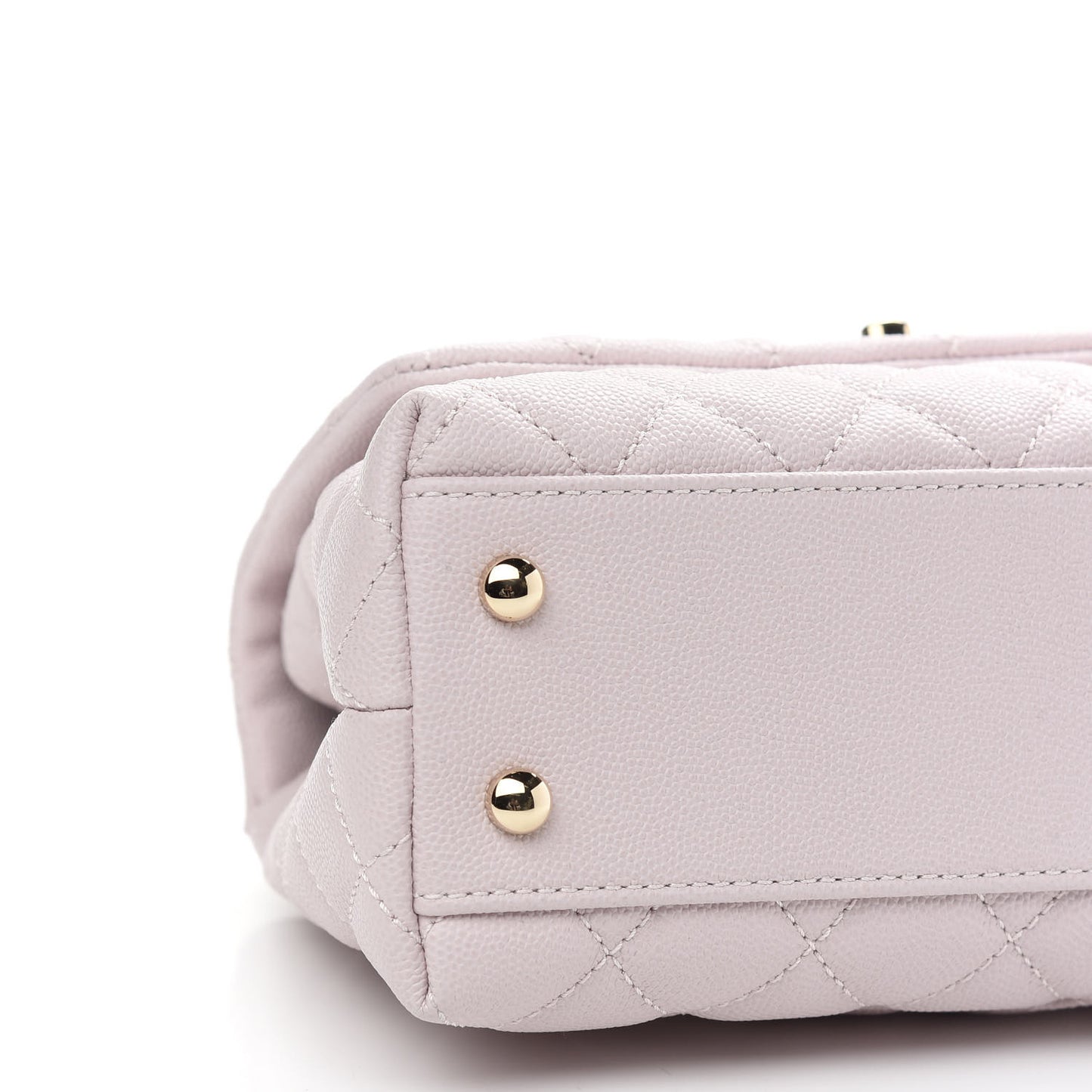 Caviar Quilted Mini Coco Handle Flap Lilas Lilac