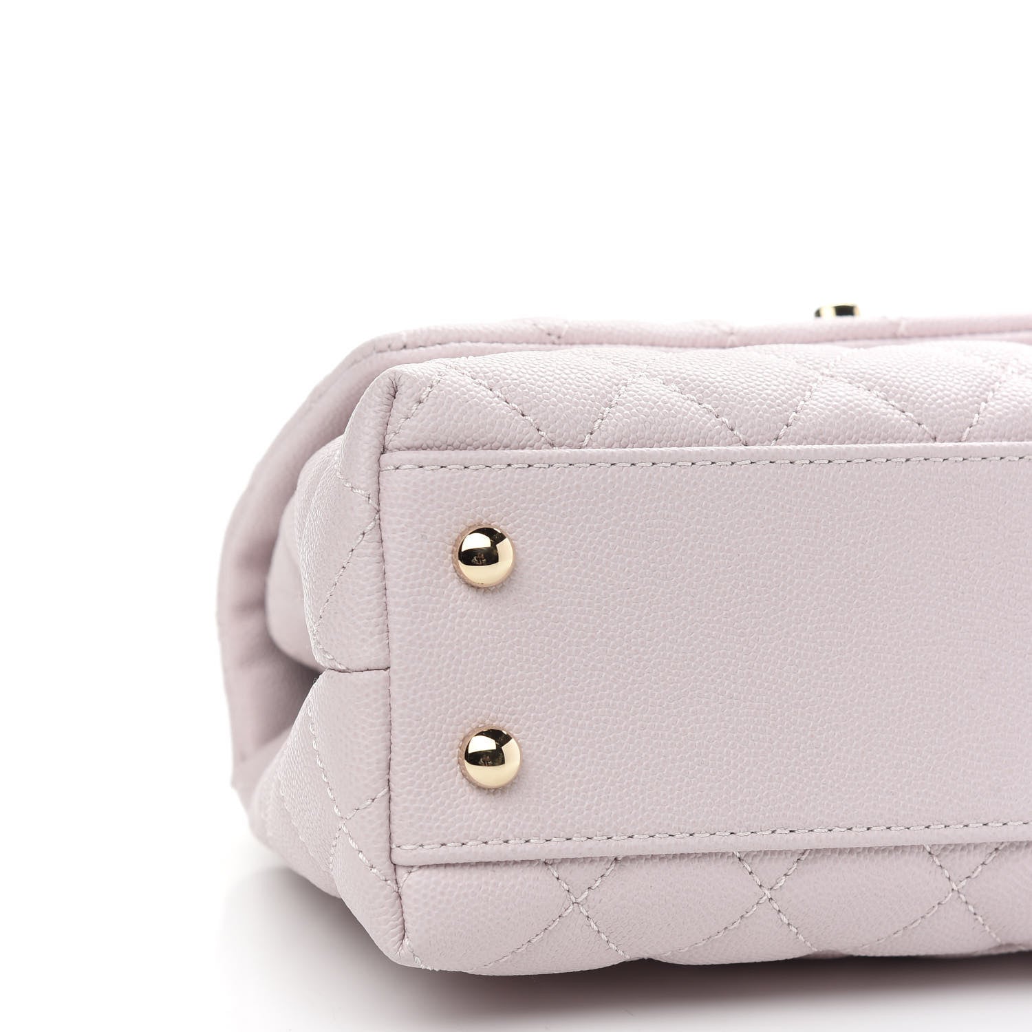 Chanel Caviar Quilted Mini Coco Handle Flap Lilas Lilac 8 of 9