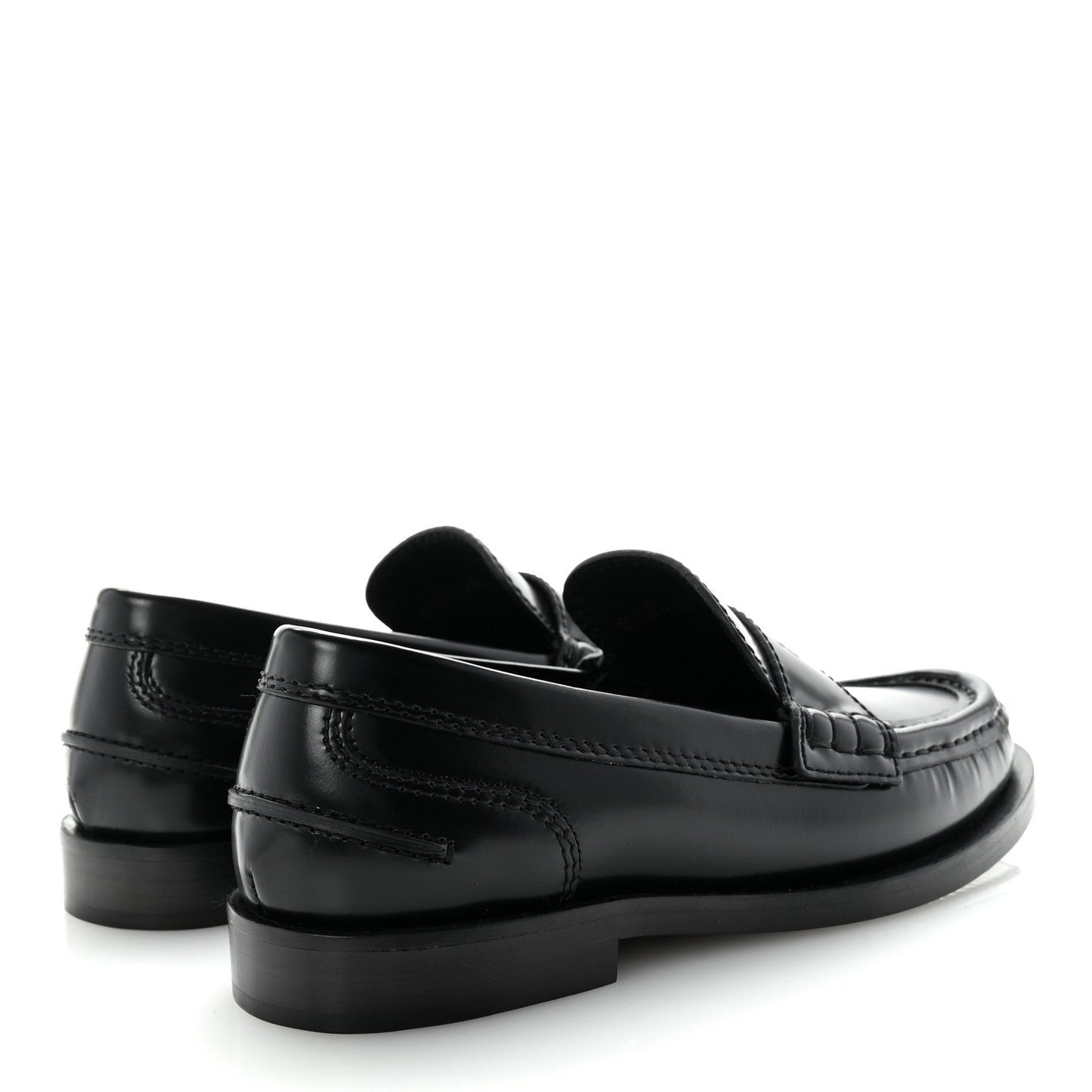 Vitello Logo Loafers 35 Black
