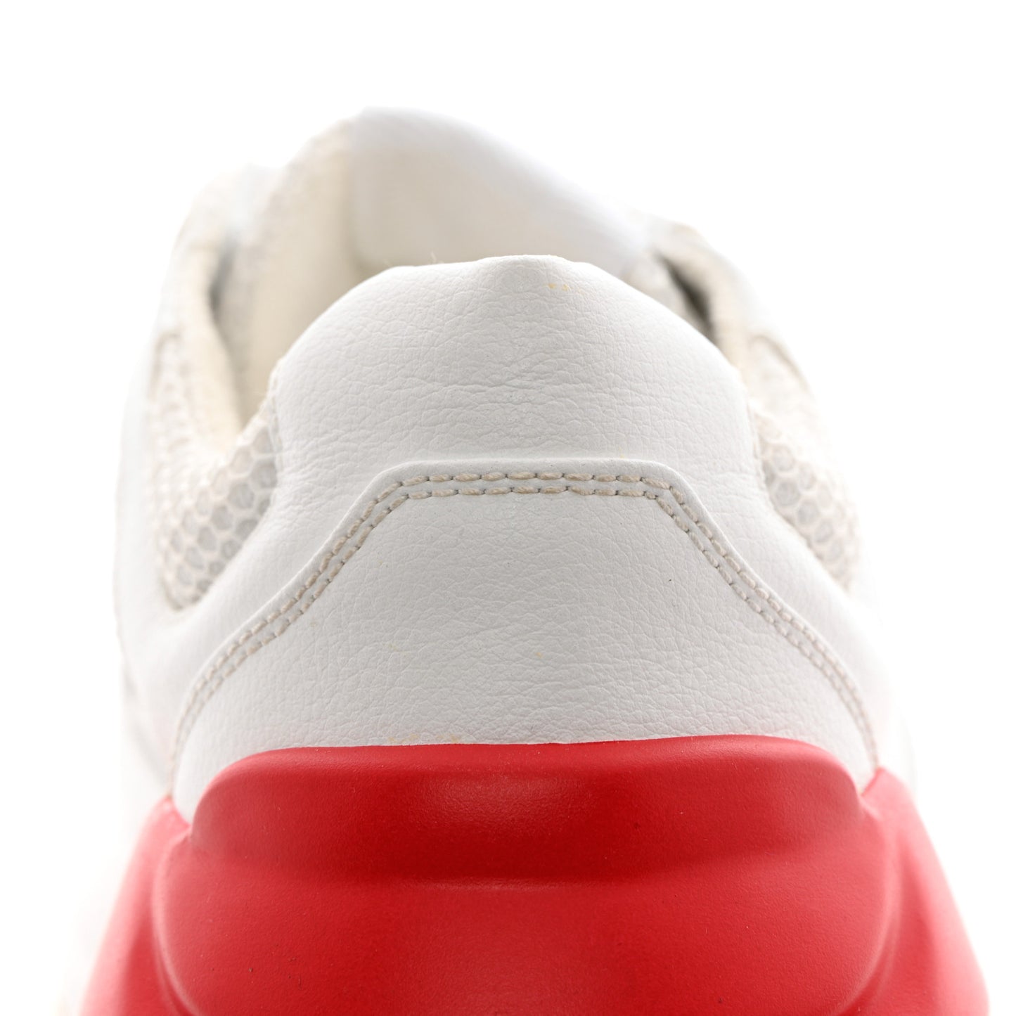 Lavaredo Eco Fabric Mesh Web Womens Rhyton Reflective Sneakers 36 Great White Green Red Silver