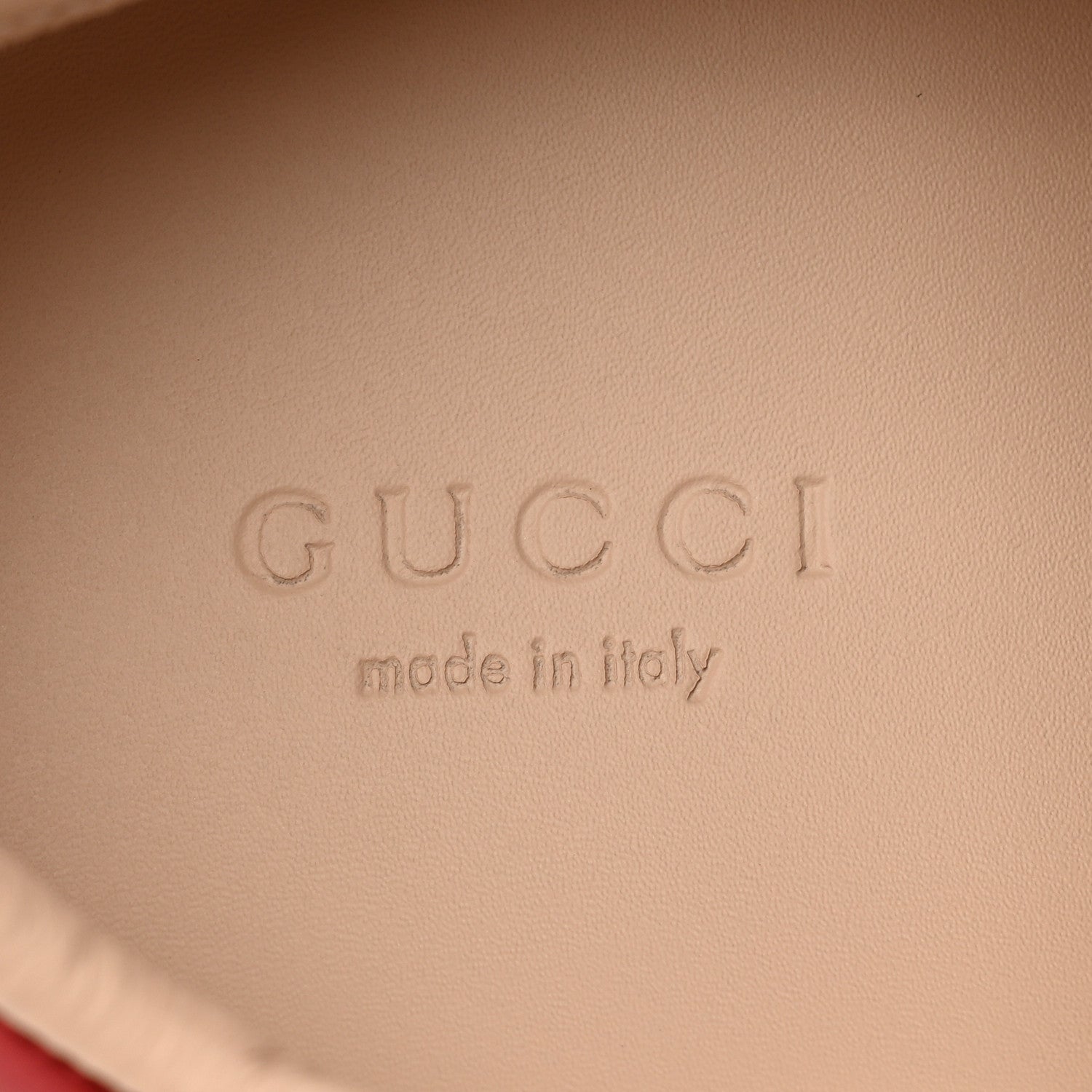 Gucci Calfskin Stripe Womens New Ace Sneakers 36 New Mystic White Ecru Red Flame 8 of 11