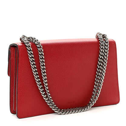 Gucci Dollar Calfskin Swarovski Crystal Small Dionysus Shoulder Bag Hibiscus Red 3 of 15