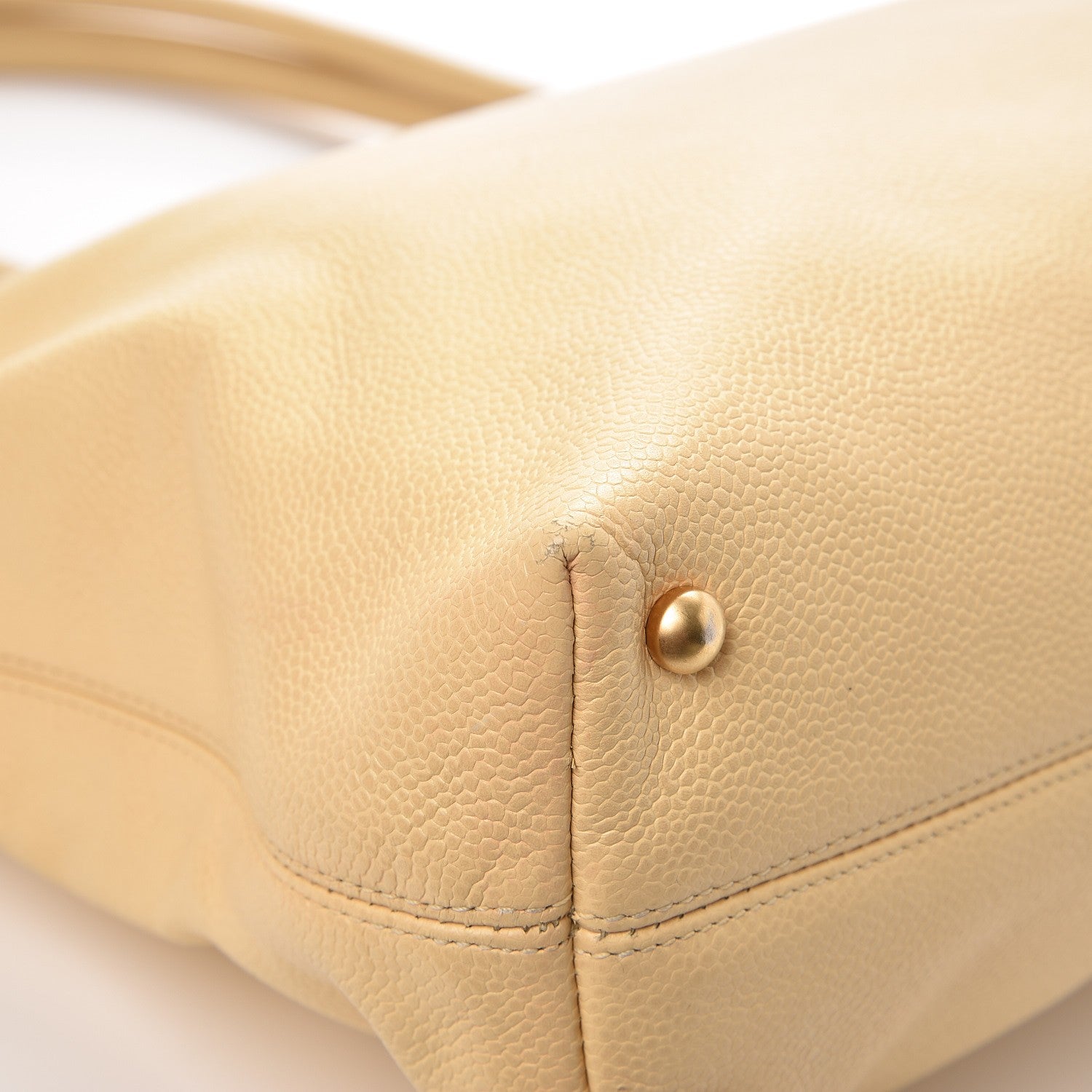 Chanel Caviar CC Tote Beige Clair 13 of 19