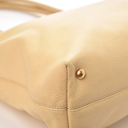 Chanel Caviar CC Tote Beige Clair 13 of 19