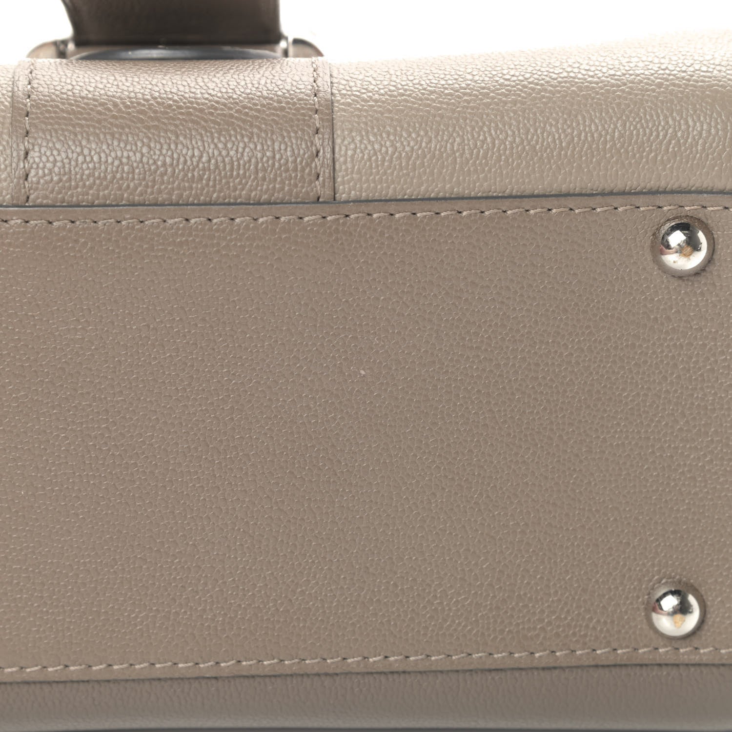 Delvaux Grained Calfskin Mini Brillant Satchel Camaieux Tourterelle 5 of 5