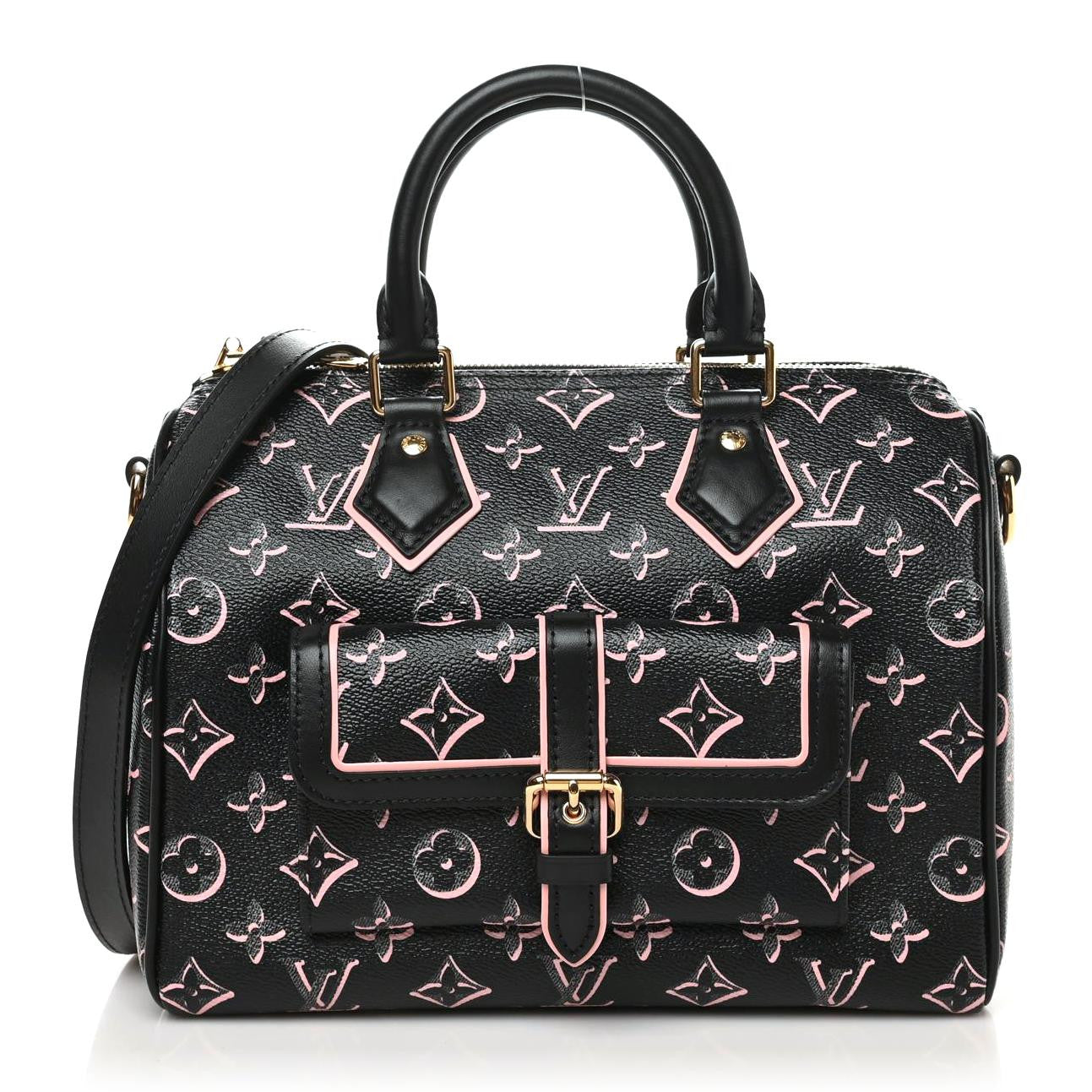 Monogram Fall for You Speedy Bandouliere 25 Black