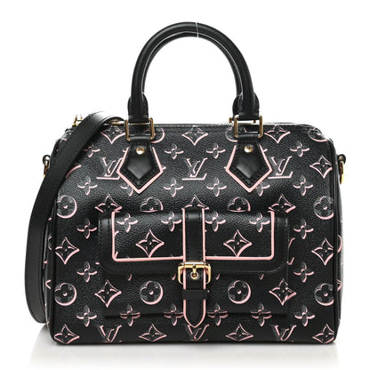 Louis Vuitton Monogram Fall for You Speedy Bandouliere 25 Black 1 of 9