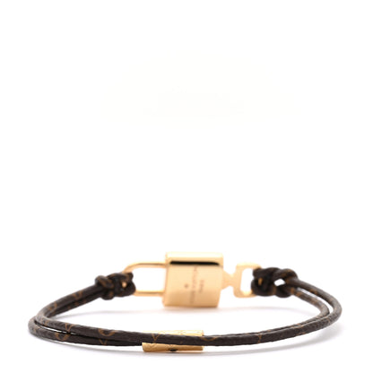 Louis Vuitton Monogram LV Padlock Bracelet 19 3 of 5