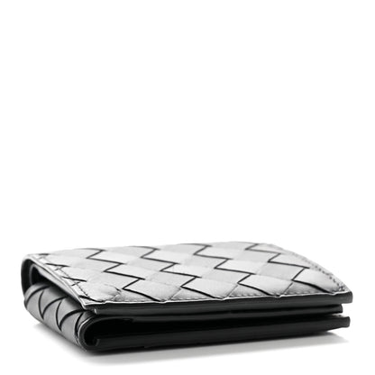 Bottega Veneta Nappa Maxi Intrecciato Tri-Fold Wallet Black 4 of 9