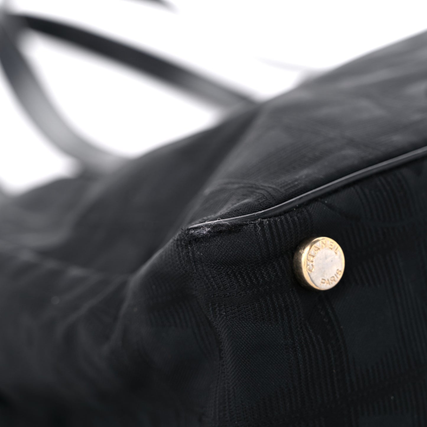 Nylon Medium Travel Tote Black
