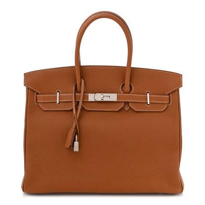 Hermes Togo Birkin 35 Gold 1 of 10