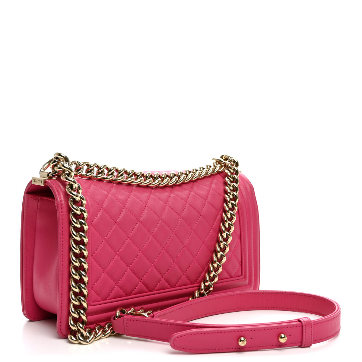 Chanel Lambskin Quilted Medium Boy Flap Pink 3 of 11