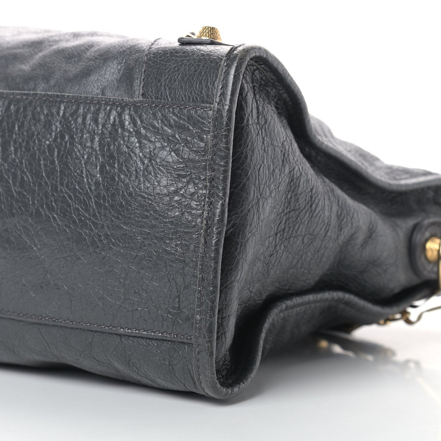 Agneau Giant 12 Gold Hardware City Gris Fossile